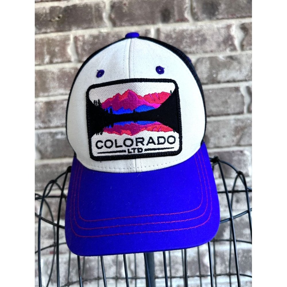Vintage Colorado Limited Snapback Trucker Cap Hat Mesh Back  Rocky Mount…